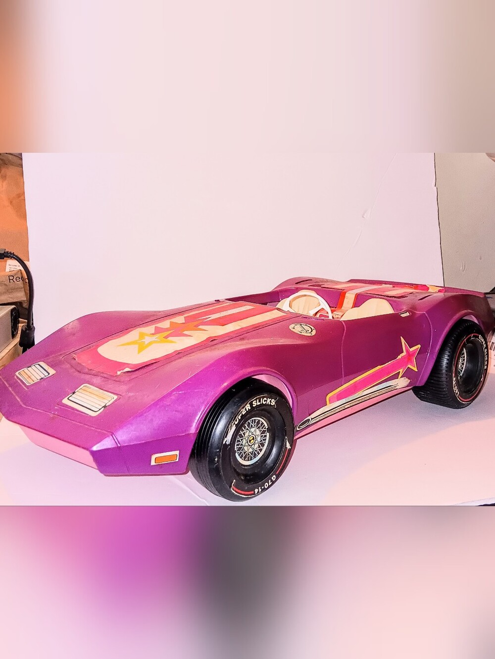 1976 Mattel Barbie Purple Star Vette Sports Car Toy Model Collectable Vintage